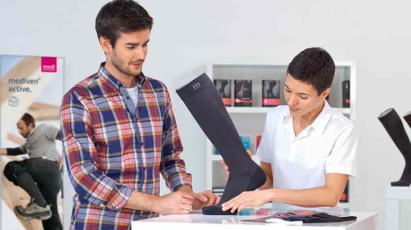 Rehabilitation in compression garments